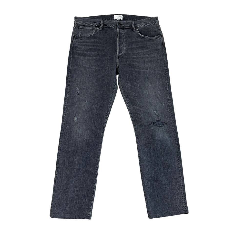 Agolde Super Skinny in Bowery Distressed Jeans Men's 36x30